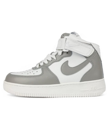 Nike Air Force 1 High Grey White Winter С МЕХОМ